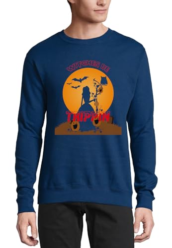 Pull amusant en coton Witches Be Trippin idéal pour Halloween