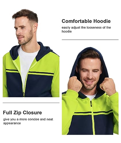 SWISSWELL Men's 2 Piece Tracksuit Athletic Hoodie & Sweatpants Sweatsuit - image 4