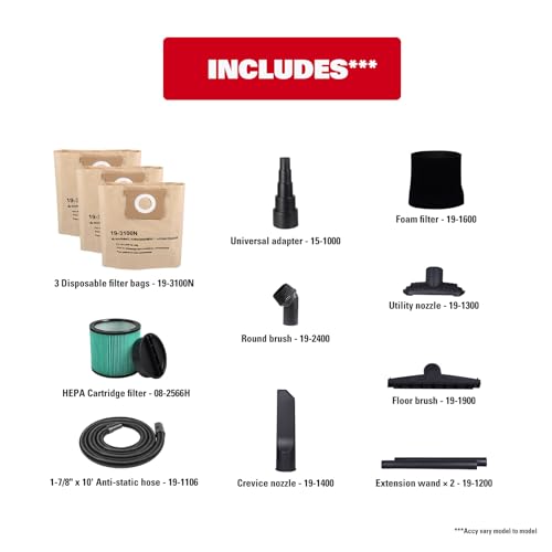 ECOMAX HEPA Shop Vac & Dust Extractor