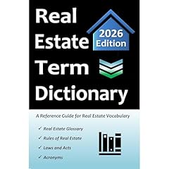 Real Estate Term Dictionary Audiolibro Por Easy Route Test Prep arte de portada