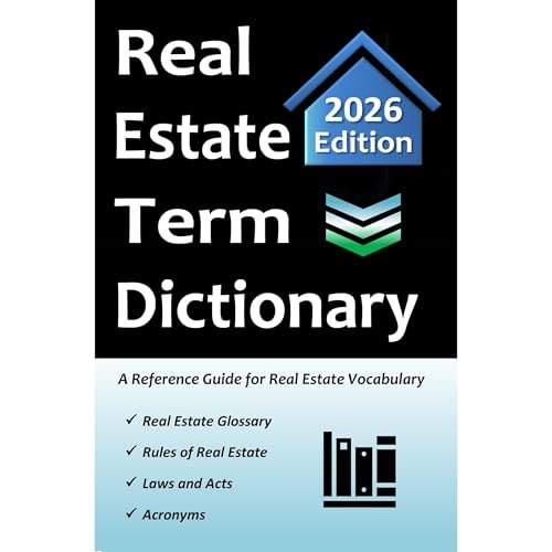Real Estate Term Dictionary Audiolibro Por Easy Route Test Prep arte de portada