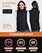 SHALLVIO Heated Vest Women with 20000mAh 7.4v Battery Pack Included, Lightweight Quilted Electric Warming Heating Vest,S