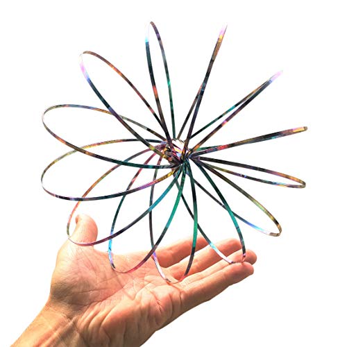 Faxadella Giftedkids Flow Ring Flow Toys | Flow Rings Rainbow | Kinetic Toys | Kinetic Spring Slinky Toy #TOP4