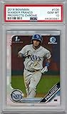2019 Bowman Chrome Prospects Baseball #BCP-100 Wander Franco Pre-Rookie Card Graded PSA 10 Gem Mint