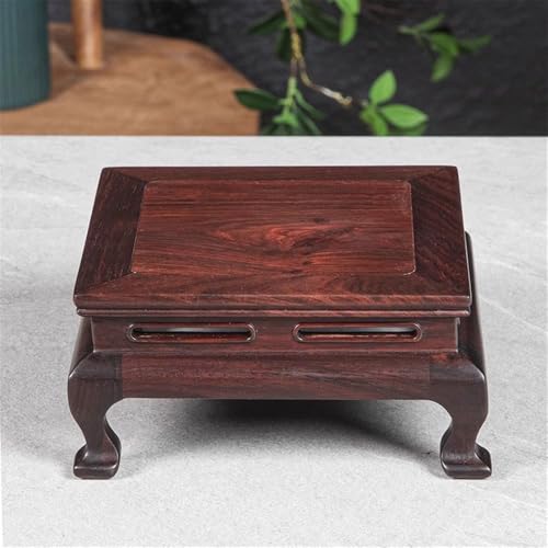Support pour pots de fleurs et bonsaïs, la solution stable en bois sculpté - 6