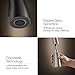 KOHLER Artifacts® Pull Down Kitchen Sink Faucet with Single Hole Install and Lever Handle, and 3-Function sprayhead Featuring Sweep and BerrySoft Spray, K-99261-VS