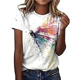 t shirt femme originaux MATÉRIAU: T-shirt fabriqué en doux et confortable, idéal pour un usage quotidien et une sensation agréable sur la peau
