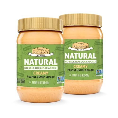 Crazy Richard's Creamy No Stir Peanut Butter with No Added