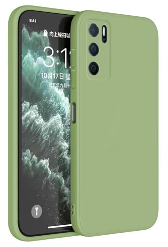 Topme Cover per OPPO A16 / OPPO A16s / OPPO A54s (6.52' Inches) Custodia Case, Protezione Della Pelle Della Custodia in Silicone Tpu - Verde Matcha