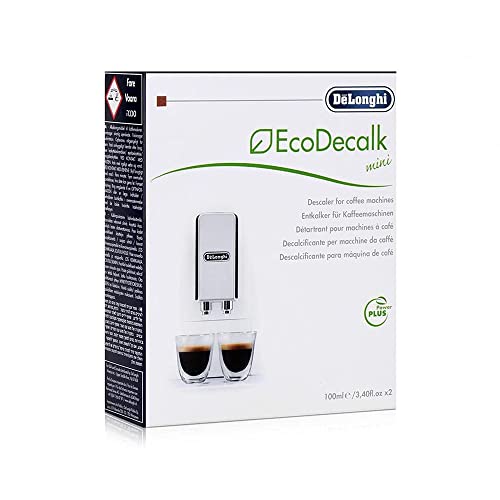 Descalcificadores para Cafetera De'Longhi Ecodecalk Mini 1 caja con 2 unidades de 100ml (1 caja)