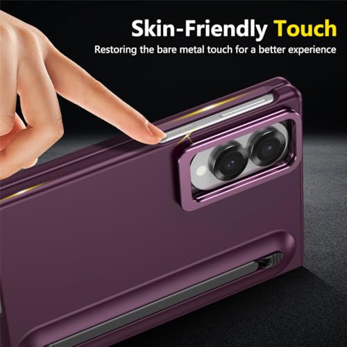 Coque Galaxy Z Fold 8 avec stylet rouge et protection écran intégrée