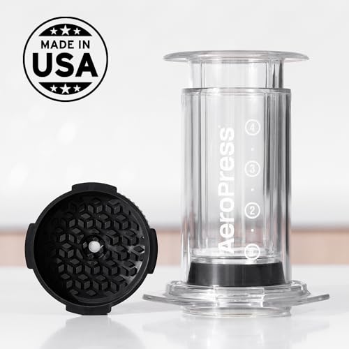 AeroPress Clear Coffee Maker & Flow Control Filter Cap Bundle - Thumbnail 4
