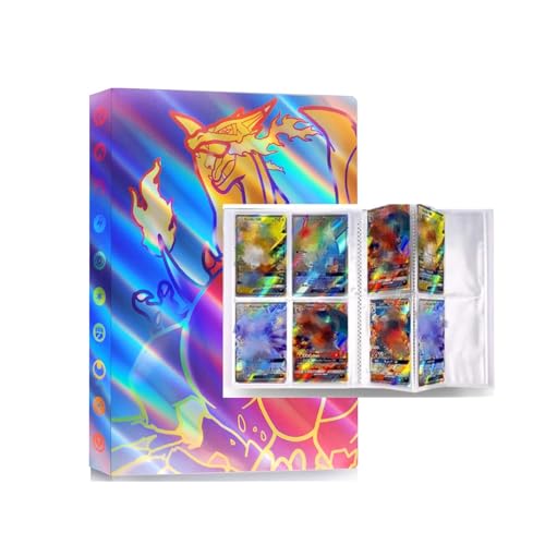 Classeur pour Cartes à Collectionner, Album Carte, Porte Cartes, Range Carte Rangement Carte Titulaire Livre de Protection Cartes, 30 Pages Capacité de 240 Cartes (B3)