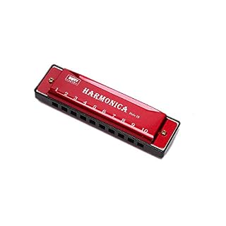 10 trous pour Rock Country Folk Jazz Harmonica Diatonic Blues Harp Instrument de musique à vent orgue à bouche - Les Beatles, Paul McCartney, John Lennon, RIngo Starr, George Harrison