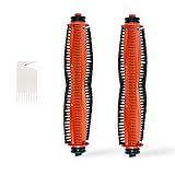 Ersatz Anti-Tangle Haarschneidebürste Kompatibel mit Xiaomi Robot Vacuum 5/5 Pro / X20 Max / X20 Pro, Hauptbürste Zubehör, 2 Walzenbürste