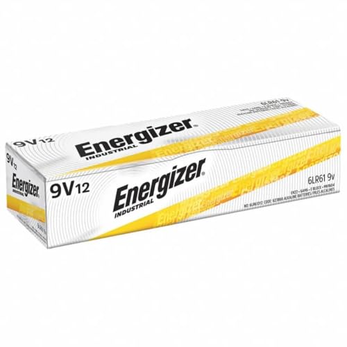 12pk Energizer 9v Industrial Battery Commercial Only