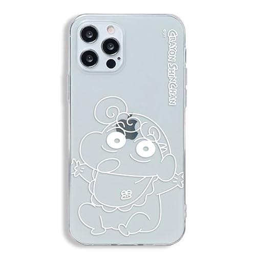GalaxyA36 p P[X N񂿂 Ђ܂  CA[g TPU  WF[ NAP[X y{z Crayon Shinchan Line Art Sketch Clear S1 Case X}zP[X X}zJo[