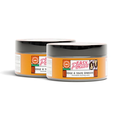 Edge Control Invisible Fixation Forte Sans Résidu Easy Pouss Duo Coiffure Protectrice