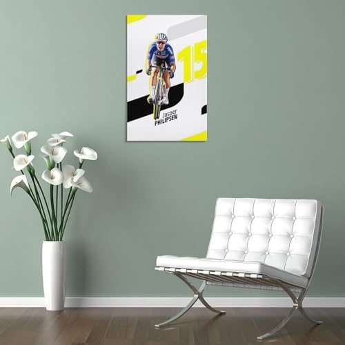 Cycliste Jasper Philipsen impression toile HD SECOLI déco murale - 5
