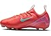 Nike Jr. Mercurial Vapor 16 Academy Multi-Ground Low-Top Soccer Cleats (Little Big Kid) Sneaker, Ember Glow/Aurora Green, 6 US Unisex