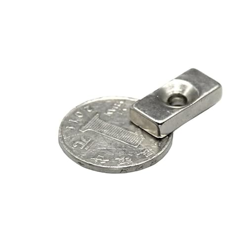 30~100PCS 20x10x5-4 Block Magnetic Countersunk Hole Permanent 20x10x5-4mm Super Neodymium 25*10*5-4(50pcs)