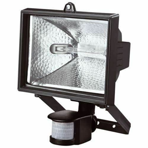 ReTaaj 150W Motion PIR Sensor Halogen Floodlight Garden Outdoor Security Light Wall Mountable