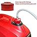 Run Gas Cap Adapter Aluminum Extended, Mess Free Oil Changes Funnel, Magnetic Tip Dipstick Oil Dip Stick for Honda Generator EU2000i EU1000i EU3000i