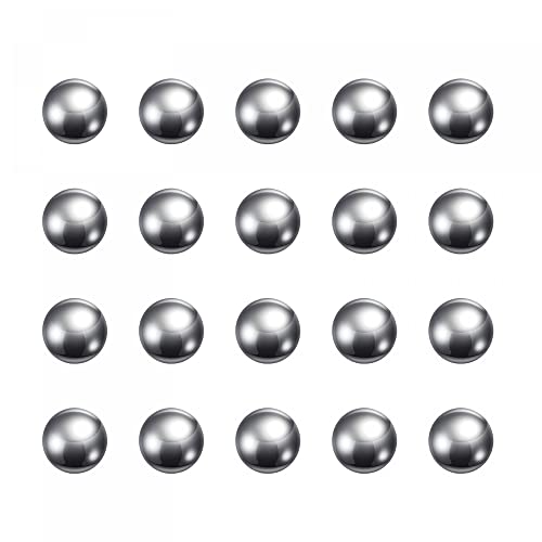 sourcing map 100pcs 11mm Carbon Steel Bearing Balls Precision Polished