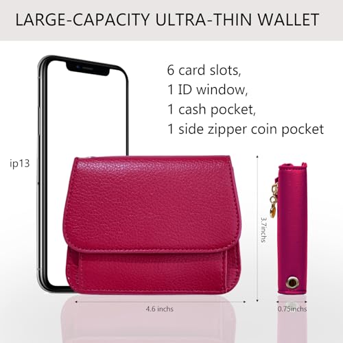 Image of Keychain Wallet for Women,RFID Wristlet Wallet with Beaded Strap