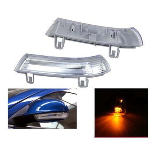 Intermitente de Espejo Lateral para Golf 5 y Passat Pasajero y Conductor Transparente 2
