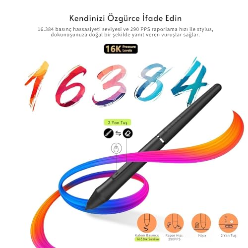 Image of VEIKK VK430 Drawing Tablet, 4x3 inch Portable Pen Tablet | with 4 Shortcut Keys, 8192 Levels Battery-Free Stylus , for Digital Art, Painting & Design