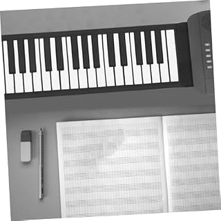 TOYANDONA 61 rouleau de piano Instrument de piano à 49 touches piano électronique portatif clavier usb piano portable piano à clavier en silicone instrument de musique Gel de silice Black - Les Beatles, Paul McCartney, John Lennon, RIngo Starr, George Harrison TOYANDONA 61 rouleau de piano Instrument de piano à 49 touches piano électronique portatif clavier usb piano portable piano à clavier en silicone instrument de musique Gel de silice Black – Image 4