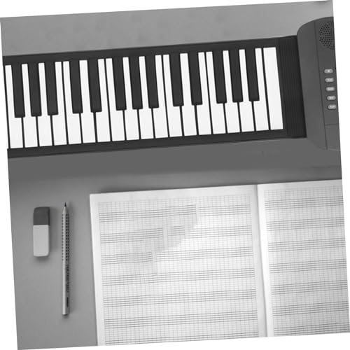 TOYANDONA 61 rouleau de piano Instrument de piano à 49 touches piano électronique portatif clavier usb piano portable piano à clavier en silicone instrument de musique Gel de silice Black - Les Beatles, Paul McCartney, John Lennon, RIngo Starr, George Harrison TOYANDONA 61 rouleau de piano Instrument de piano à 49 touches piano électronique portatif clavier usb piano portable piano à clavier en silicone instrument de musique Gel de silice Black – Image 5