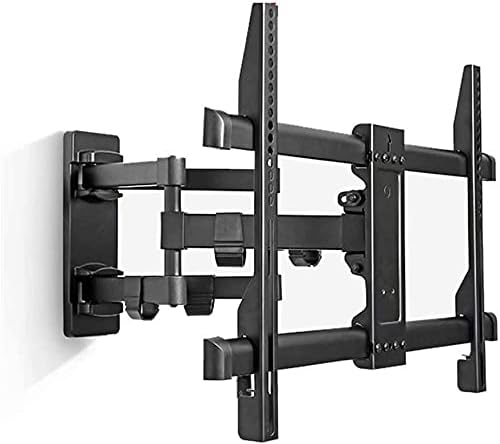 Tv Mounts Stands Wall Bracket for Tv, Extends Tv Wall Mount Holds Up to 30Kg, Swivels Tilts Tv Wall Bracket for 32-55 Inch Flat and Curved Tvs, 400X400Mm