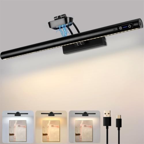 Batería magnética para iluminación de imagen inalámbrica de 50 cm y luz regulable