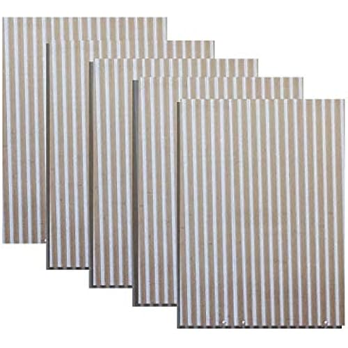 CeilingConnex Colorado Steel Rustic Corrugated Metal Wainscoting (5-Pack Galvalume)