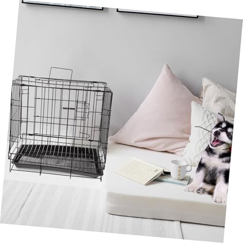 Cage pour chien robuste en fil de fer renforcé avec structure durable - 8