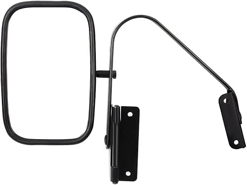 Miniatura 25 de Juego de espejos laterales montados Compatible con Ford E150 E250 E350 E450 E550 Van 2002-2008, plegable manual, sin calefacción, luz de charco