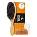 100% Boar Bristle Hair Brush Set. Soft Natural Bristles for Thin and Fine Hair. Restore Shine And Texture. Wooden Comb, Travel Bag and Spa Headband Included!