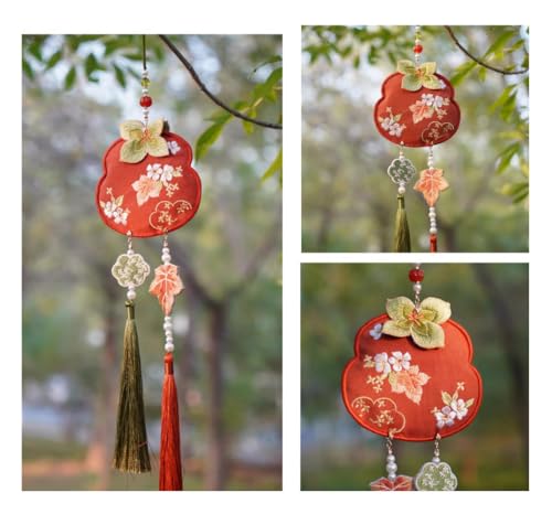 Colgante con borla estilo antiguo Hanfu sin especias miniatura 7
