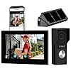 Honmidatek Visiophone Filaire Connecté à 2 Fils, Interphone Vidéo IP WiFi avec 7'' écran Tactile,1080P Sonnette Portier, APP Unlock à Distance,Détection de Mouvement,Lecture, Enregistrement