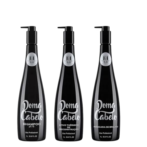 Kit Progressiva Orgânica Doma Cabelo S/Formol - 3x1L