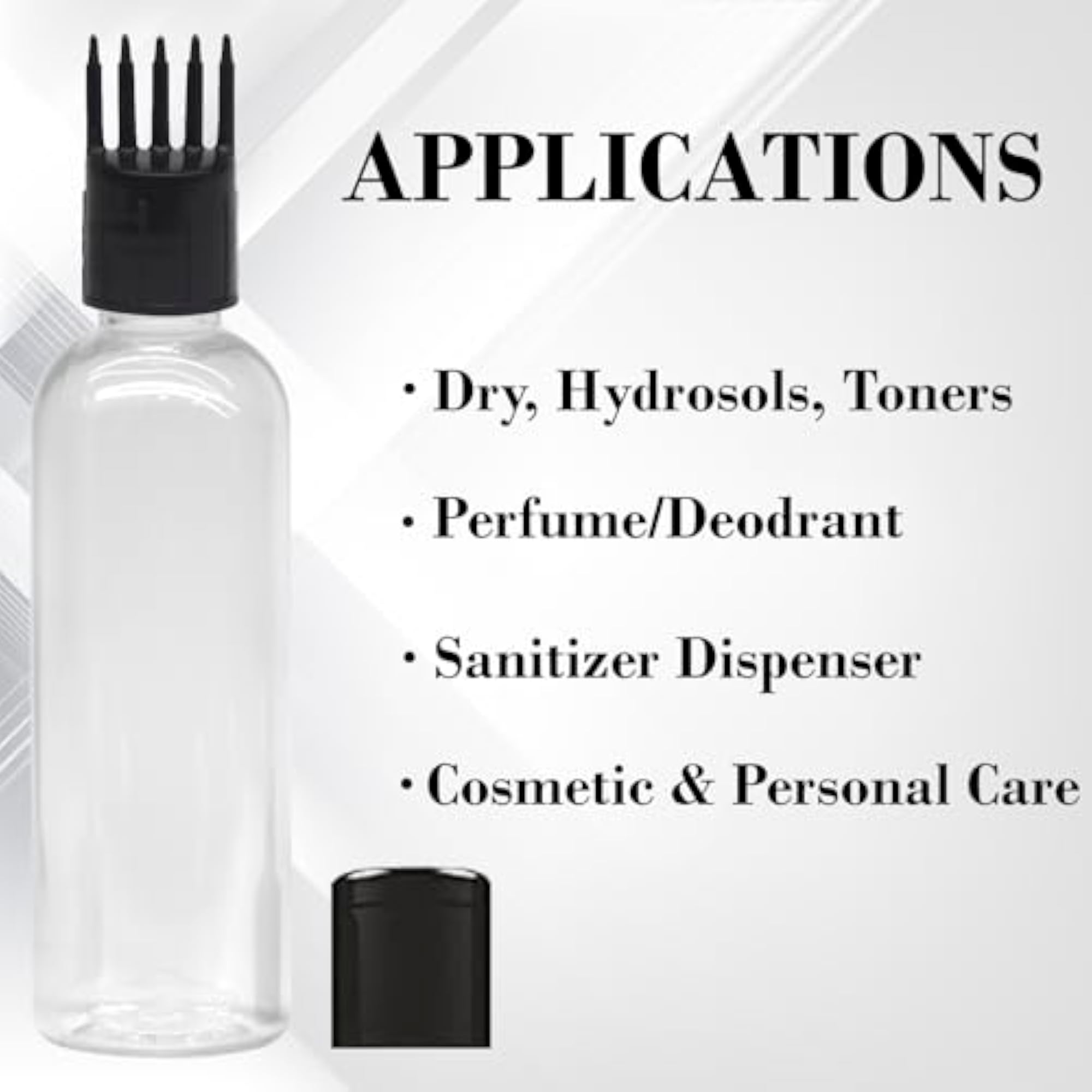 Hair Root Applicator Bottle for Oil and Shampoo Application