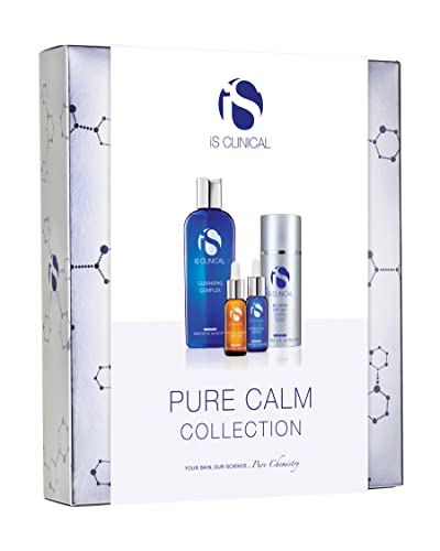 iS CLINICAL Pure Calm Collection, Calming Skincare full regimen, Collection Gift Set, Perfect for red or irritated skin