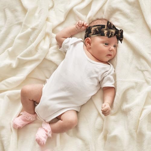 cute small cat Picture Baby Bow Headband Super Stretchy Soft Bows Hair Accessories for Newborn Infants Toddlers Kids Girls4