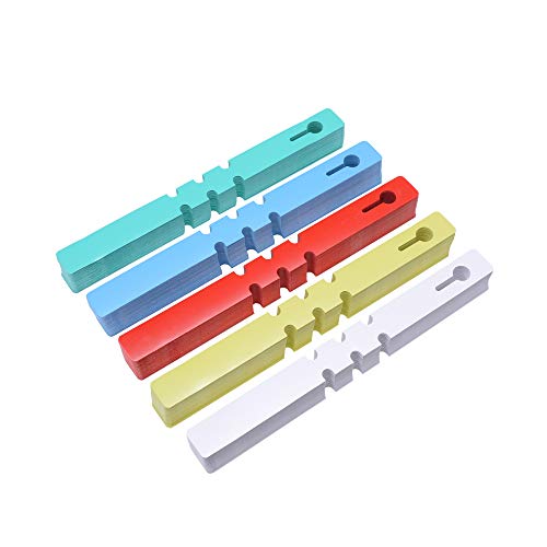 500 Pcs Wrap Around Adjustable Plant Tree Hanging Tags, Plastic Nursery Garden Waterproof Labels, Large Writing Surface (20X2Cm, 5 Colors) #TOP1
