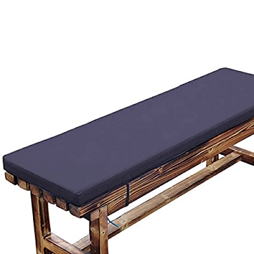 Cuscino impermeabile per panca da esterno per dondolo da 23 posti, 120 x 40 cm, cuscino per sedia lungo perfetto per il relax in giardino e in cortile