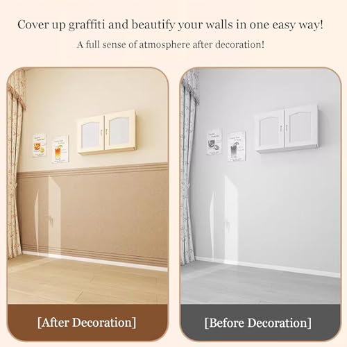 Paneles de pared de fieltro autoadhesivos y calcomanías de pared tapizadas 4