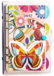 2017 Butterflies Vinyl Organizer Weekly Engagement Calendar/Planner