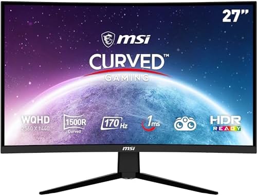 MSI G273CQ - Monitor Curvo Gaming de 27" WQHD (2560 x 1440) Panel...
